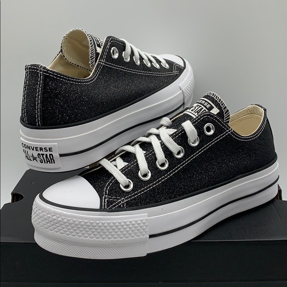 CONVERSE CTAS LIFT OX PLATFORM black/white/black - Picture 6 of 16